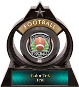 Hasty Awards Eclipse 6" Shield Football Trophy Hasty Awards Eclipse 6" Shield Football Trophy