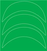 Xenith X1 Batting Helmet Brim Decals (3) -Closeout