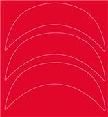 Xenith X1 Batting Helmet Brim Decals (3) -Closeout