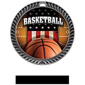 Awards Crest Basketball Medal Patriot M-8650B Awards Crest Basketball Medal Patriot M-8650B