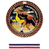 Awards Crest Basketball Medal P.R.Female M-8650B Awards Crest Basketball Medal P.R.Female M-8650B