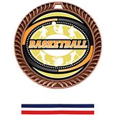 Awards Crest Basketball Medal Classic M-8650B Awards Crest Basketball Medal Classic M-8650B