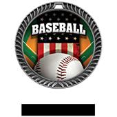 Hasty Awards Crest Baseball Medal Patriot M-8650C Hasty Awards Crest Baseball Medal Patriot M-8650C
