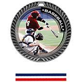 Hasty Awards Crest Baseball Medal P.R.1 M-8650C Hasty Awards Crest Baseball Medal P.R.1 M-8650C