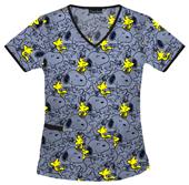 Cherokee Tooniforms Womens V-Neck Scrub Top