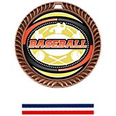 Hasty Awards Crest Baseball Medal Classic M-8650C Hasty Awards Crest Baseball Medal Classic M-8650C