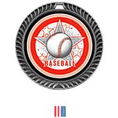Hasty Awards Crest Baseball Medal All-Star M-8650C