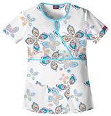 Dickies Women's Key Hole In Full Flight Scrub Top