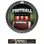 Hasty Awards Crest Football Medal Patriot M-8650F Hasty Awards Crest Football Medal Patriot M-8650F