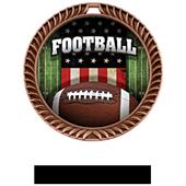 Hasty Awards Crest Football Medal Patriot M-8650F Hasty Awards Crest Football Medal Patriot M-8650F
