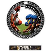 Hasty Awards Crest Football Medal P.R.1 M-8650F Hasty Awards Crest Football Medal P.R.1 M-8650F
