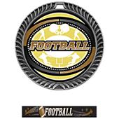 Hasty Awards Crest Football Medal Classic M-8650F Hasty Awards Crest Football Medal Classic M-8650F