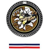 Hasty Awards Crest Football Medal Bust-Out M-8650F Hasty Awards Crest Football Medal Bust-Out M-8650F