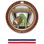 Hasty Awards Crest Football Medal ProSport M-8650F Hasty Awards Crest Football Medal ProSport M-8650F
