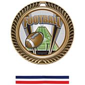 Hasty Awards Crest Football Medal ProSport M-8650F Hasty Awards Crest Football Medal ProSport M-8650F