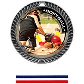 Hasty Awards Crest Softball Medal P.R.2 M-8650O Hasty Awards Crest Softball Medal P.R.2 M-8650O