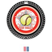 Hasty Awards Crest Softball Medal All-Star M-8650O
