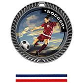 Hasty Award Crest Soccer Medal P.R. Female M-8650S Hasty Award Crest Soccer Medal P.R. Female M-8650S