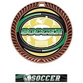 Hasty Award Crest Soccer Medal Classic M-8650S Hasty Award Crest Soccer Medal Classic M-8650S