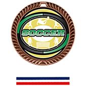 Hasty Award Crest Soccer Medal Classic M-8650S Hasty Award Crest Soccer Medal Classic M-8650S