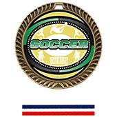 Hasty Award Crest Soccer Medal Classic M-8650S Hasty Award Crest Soccer Medal Classic M-8650S
