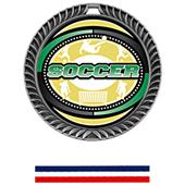 Hasty Award Crest Soccer Medal Classic M-8650S Hasty Award Crest Soccer Medal Classic M-8650S