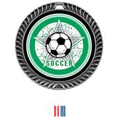 Hasty Award Crest Soccer Medal All-Star M-8650S