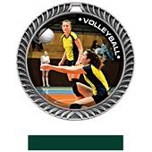 Hasty Awards Crest Volleyball Medal P.R.1 M-8650V Hasty Awards Crest Volleyball Medal P.R.1 M-8650V