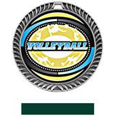 Hasty Award Crest Volleyball Medal Classic M-8650V Hasty Award Crest Volleyball Medal Classic M-8650V