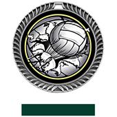 Awards Crest Volleyball Medal Bust-Out M-8650V Awards Crest Volleyball Medal Bust-Out M-8650V