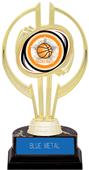 Gold Hurricane 7" All-Star Basketball Trophy