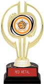 Gold Hurricane 7" All-Star Basketball Trophy