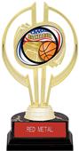 Gold Hurricane 7" Americana Basketball Trophy Gold Hurricane 7" Americana Basketball Trophy