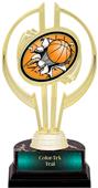 Gold Hurricane 7" Bust-Out Basketball Trophy Gold Hurricane 7" Bust-Out Basketball Trophy