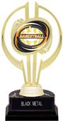 Gold Hurricane 7" Classic Basketball Trophy Gold Hurricane 7" Classic Basketball Trophy