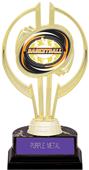 Gold Hurricane 7" Classic Basketball Trophy Gold Hurricane 7" Classic Basketball Trophy