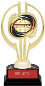 Gold Hurricane 7" Classic Basketball Trophy Gold Hurricane 7" Classic Basketball Trophy