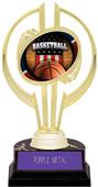 Gold Hurricane 7" Patriot Basketball Trophy Gold Hurricane 7" Patriot Basketball Trophy