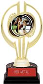 Gold Hurricane 7" P.R. Male Basketball Trophy Gold Hurricane 7" P.R. Male Basketball Trophy