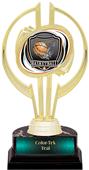 Gold Hurricane 7" Shield Basketball Trophy Gold Hurricane 7" Shield Basketball Trophy