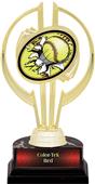 Awards Gold Hurricane 7" Bust-Out Softball Trophy