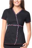Dickies Womens Jr. Fit Mock Wrap Neck Scrub Top