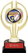 Awards Gold Hurricane 7" Americana Baseball Trophy