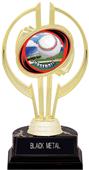 Hasty Awards Gold Hurricane 7" HD Baseball Trophy Hasty Awards Gold Hurricane 7" HD Baseball Trophy