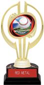 Hasty Awards Gold Hurricane 7" HD Baseball Trophy Hasty Awards Gold Hurricane 7" HD Baseball Trophy