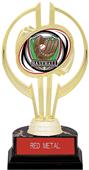 Awards Gold Hurricane 7" Shield Baseball Trophy