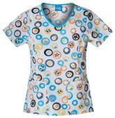 Cherokee Scrub H.Q. Toodle-oo Womens V-Neck Scrub