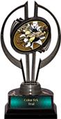 Black Hurricane 7" Bust-Out Football Trophy Black Hurricane 7" Bust-Out Football Trophy