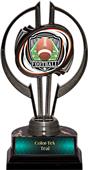 Black Hurricane 7" Shield Football Trophy Black Hurricane 7" Shield Football Trophy