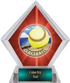 Awards HD Softball Red Diamond Ice Trophy